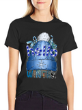 Hello Winter Hat Graphic Tee