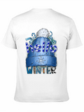 Hello Winter Hat Graphic Tee