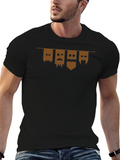 Brown Paper Bag Faces Graphic Tee