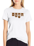 Brown Paper Bag Faces Graphic Tee