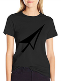 Black Arrow Graphic Print T-Shirt