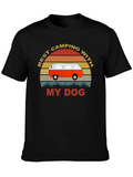 Best Camping With My Dog T-Shirt