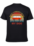 Best Camping With My Dog T-Shirt