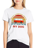 Best Camping With My Dog T-Shirt