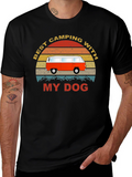 Best Camping With My Dog T-Shirt