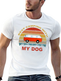 Best Camping With My Dog T-Shirt