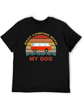 Best Camping With My Dog T-Shirt