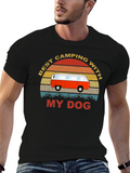 Best Camping With My Dog T-Shirt