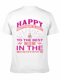 Happy Mothers Day T-Shirt - Best Mom Ever