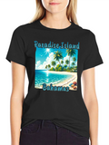 Paradise Island Bahamas Graphic T-Shirt