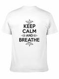 Keep Calm and Breathe Graphic Tee