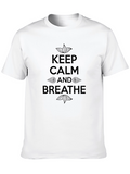 Keep Calm and Breathe Graphic Tee