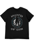 Daughter of Odin Viking Warrior T-Shirt - Black
