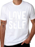 Love Yourself Graphic Tee - Black