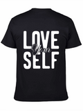 Love Yourself Graphic Tee - Black