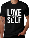 Love Yourself Graphic Tee - Black