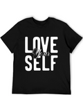 Love Yourself Graphic Tee - Black