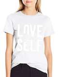 Love Yourself Graphic Tee - Black