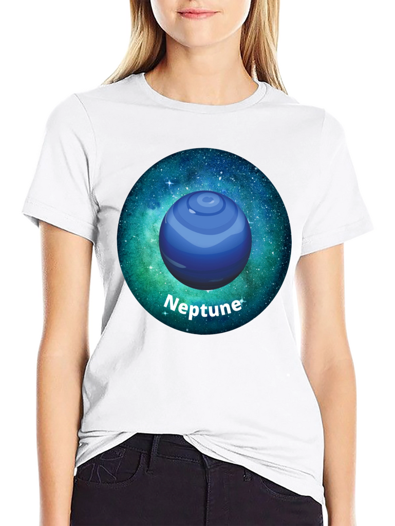 Neptune Galaxy T-Shirt - Space Graphic Tee