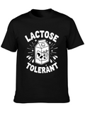 Lactose Tolerant Milk Carton Graphic T-Shirt