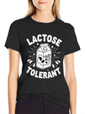 Lactose Tolerant Milk Carton Graphic T-Shirt