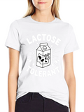 Lactose Tolerant Milk Carton Graphic T-Shirt
