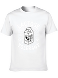Lactose Tolerant Milk Carton Graphic T-Shirt