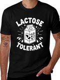 Lactose Tolerant Milk Carton Graphic T-Shirt