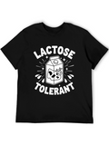 Lactose Tolerant Milk Carton Graphic T-Shirt