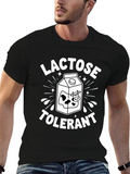 Lactose Tolerant Milk Carton Graphic T-Shirt