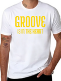 Groove is in the Heart Black T-Shirt