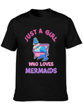 Just A Girl Who Loves Mermaids T-Shirt