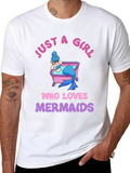 Just A Girl Who Loves Mermaids T-Shirt