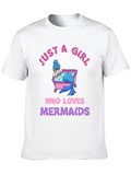 Just A Girl Who Loves Mermaids T-Shirt