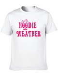 Hoodie Weather Black Graphic T-Shirt