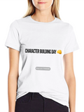 Character Building Day Black T-Shirt