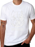 Gotta Eat Pitbull Graphic T-Shirt - Black