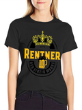 Renter Einzigartiger Charakter Graphic Tee