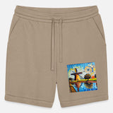 Watermill and modern art