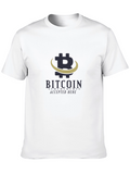 Bitcoin Accepted Here Black Graphic Tee