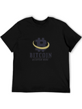 Bitcoin Accepted Here Black Graphic Tee
