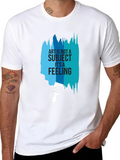 Art Is Not a Subject Graphic T-Shirt