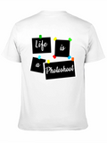 Life is a Photoshoot Black Graphic Tee