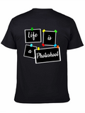 Life is a Photoshoot Black Graphic Tee