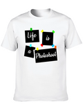 Life is a Photoshoot Black Graphic Tee