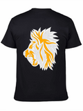 Lion Graphic Black Tee