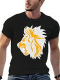 Lion Graphic Black Tee