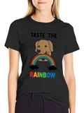 Taste the Rainbow Dog T-Shirt