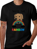 Taste the Rainbow Dog T-Shirt