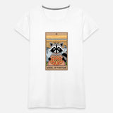 Wheel of Fortune Raccoons Tarot Card